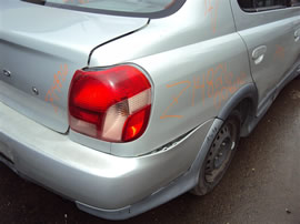 2002 TOYOTA ECHO, 1.5L AUTO 4DR,COLOR SILVER, STK Z14826